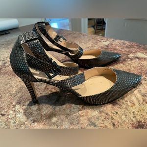 J Renee Snake Skin print heels. 12M